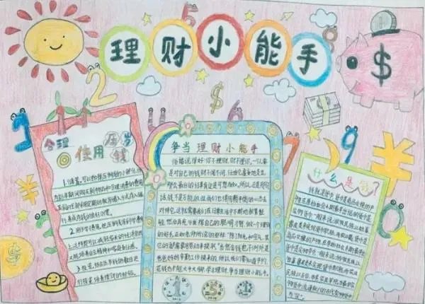 金融知识进万家手抄报