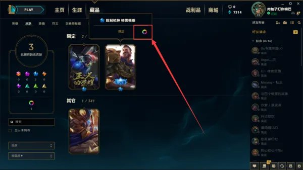 炫彩皮肤怎么看