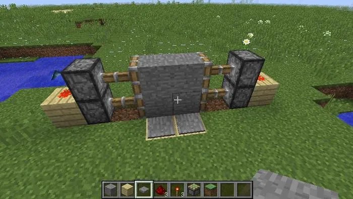 《我的世界》红石自动门制作详解