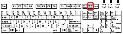 scrlk键有什么用