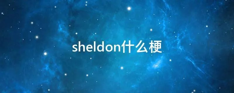 sheldon什么梗