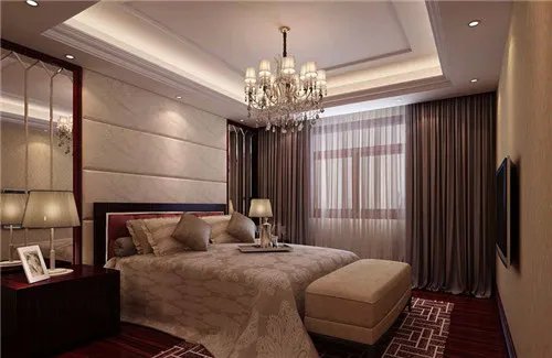 欧式卧室窗帘效果图 用心设计营造奢华卧房