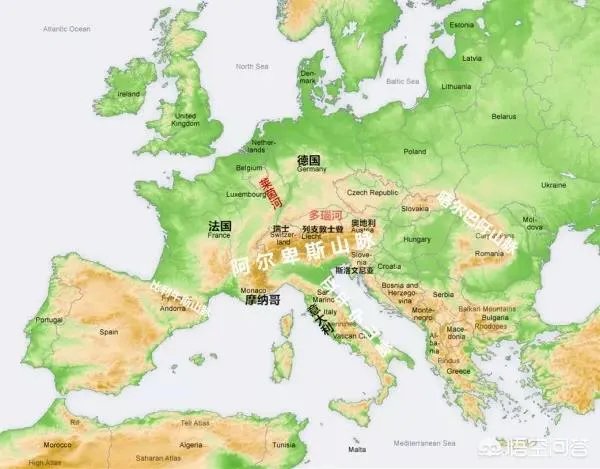 阿尔卑斯山在哪里？
