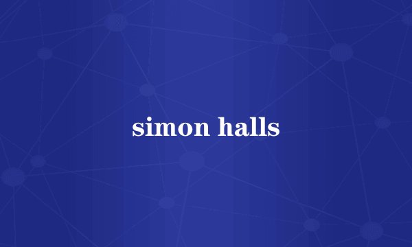 simon halls