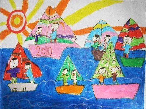 爱国的一幅画简单又漂亮大全