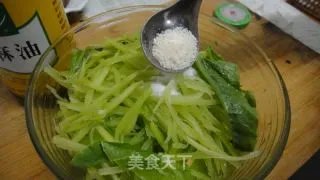 爽口小菜--凉拌莴笋丝