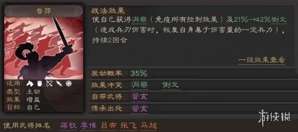 《三国志战略版》暗潮涌动战法适合哪个武将 暗潮涌动战法出处