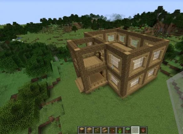 我的世界简单别墅怎么做 简单别墅教程