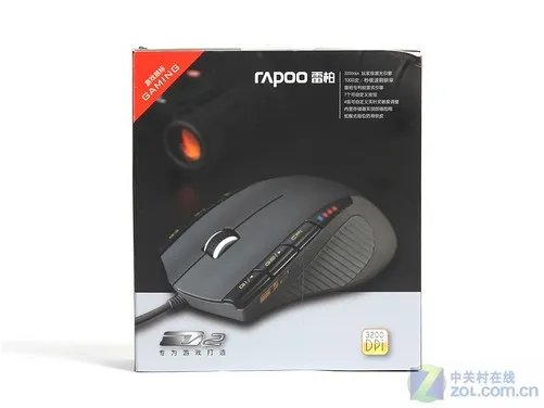 中端玩家最佳选 雷柏V2游戏鼠标评测