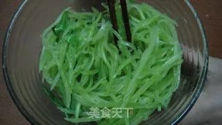 爽口小菜--凉拌莴笋丝