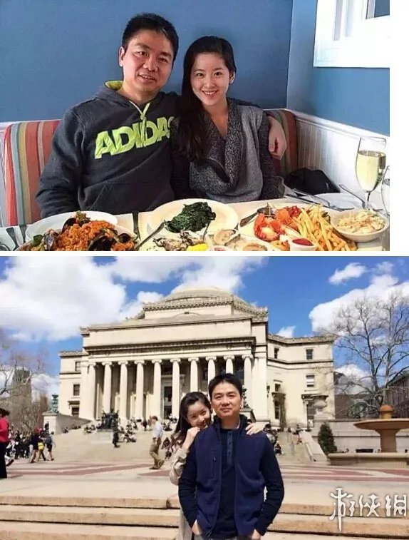 爸爸抱女儿,奶茶妹妹刘强东饭合影 网友：见娘家人？
