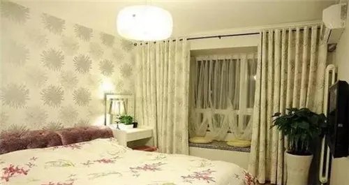 卧室飘窗窗帘效果图 精致生活从飘窗窗帘开始