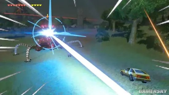 在《塞尔达传说：荒野之息》里 你可以开着藤原拓海的86玩漂移了