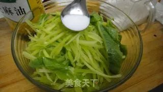 爽口小菜--凉拌莴笋丝