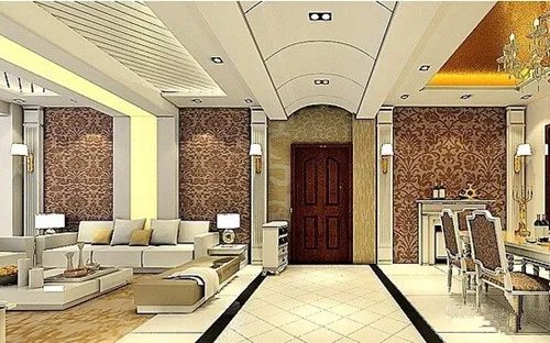 门厅吊顶装修效果图 入户门厅吊顶装修让你看傻眼