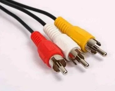 只有一两个插孔，一个红色，一个黄色，如何插，求视频