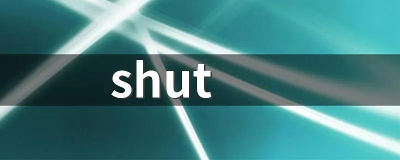 shut up什么意思中文 你懂了吗