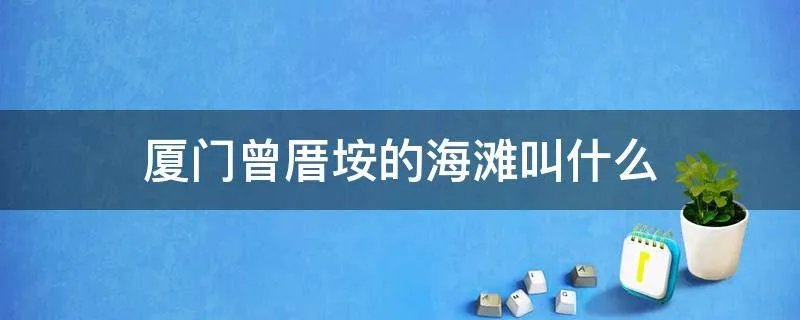 厦门曾厝垵的海滩叫什么