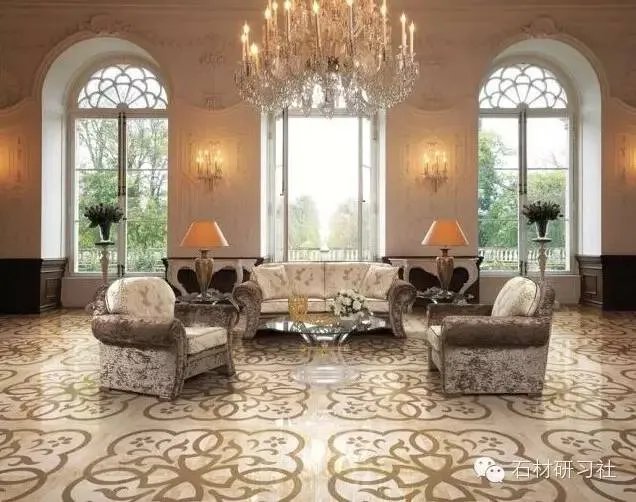 豪华别墅家装大理石装饰运用实景图