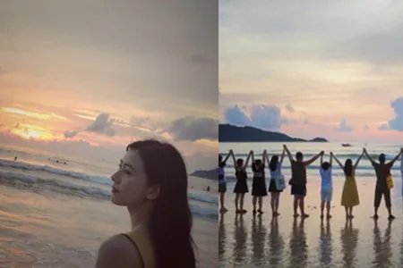 泰国偶遇高圆圆  网友坦言女神本人真的又瘦又美