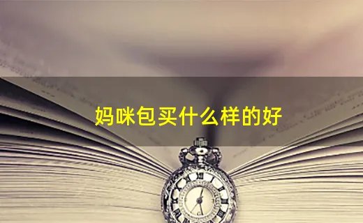 妈咪包买什么样的好