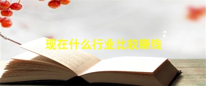 现在什么行业比较赚钱