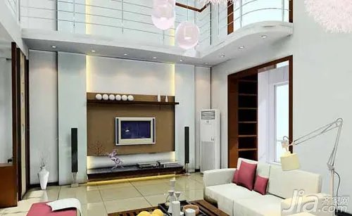 空间的学问 挑空客厅设计效果图