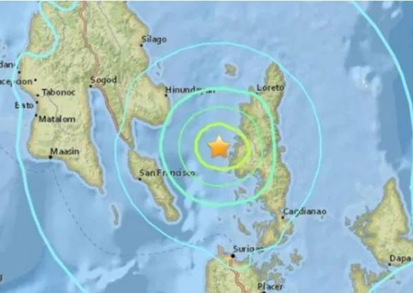 菲律宾5.6级地震具体位置在哪里？