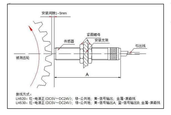 霍尔式 车速传感器3根线怎么区分