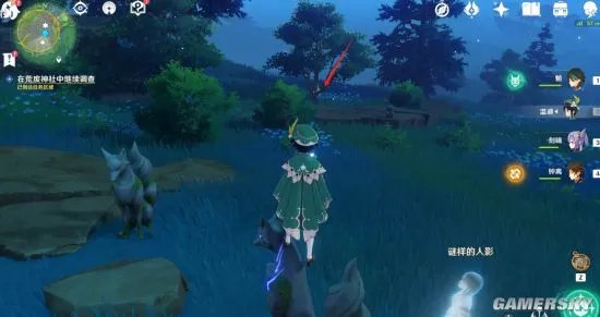 《原神》荒废神社在哪 荒废神社调查任务图文攻略