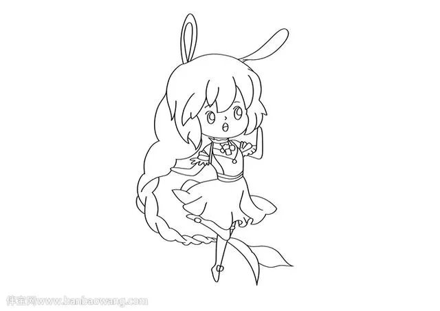 动漫人物素描画教程？