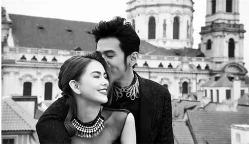 昆凌婚纱照系列  美的冒泡像拍mv一样