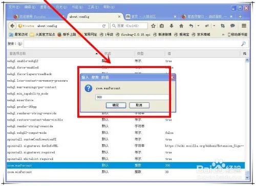 about:config 如何设置