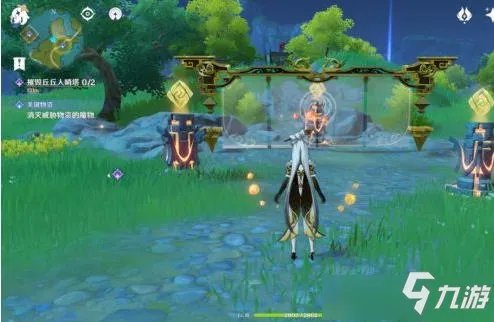 《原神》荻花洲三个柱子如何同时点亮 荻花洲三个柱子同时点亮方法