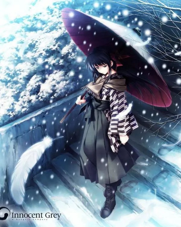 求一张下雪的唯美图片