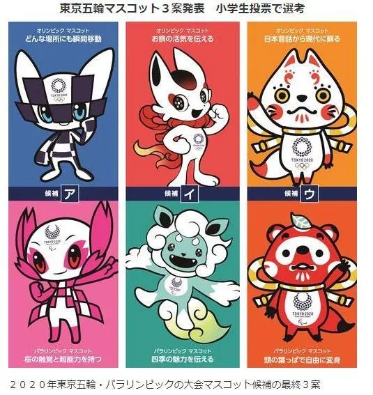 东京吉祥物有哪些候选名单？