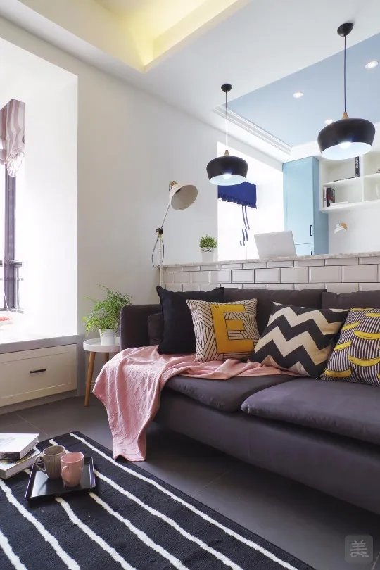 家里颜色太多一定很丑？60㎡北欧风格家装了解一下