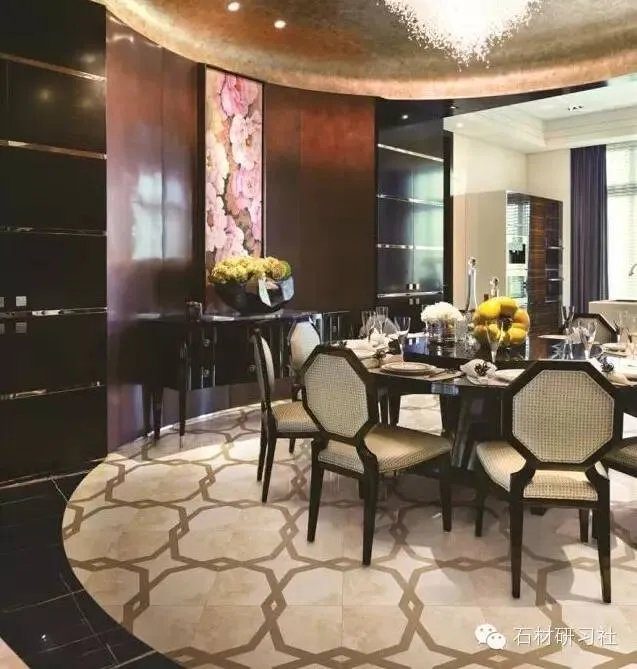 豪华别墅家装大理石装饰运用实景图