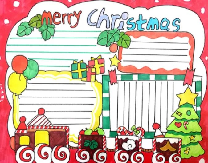 圣诞节手抄报图片大全