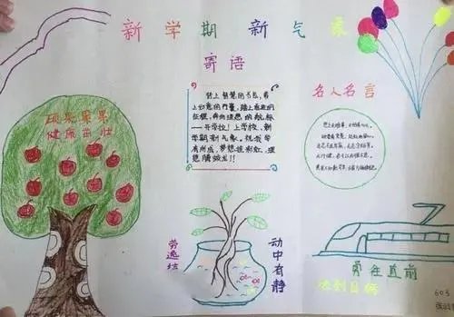 我们开学了手抄报