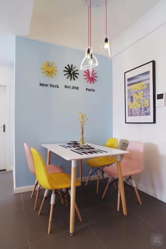 家里颜色太多一定很丑？60㎡北欧风格家装了解一下