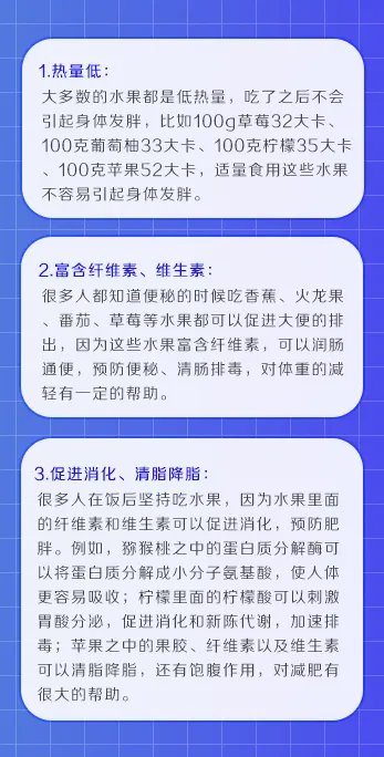 减肥水果排行榜前１０名