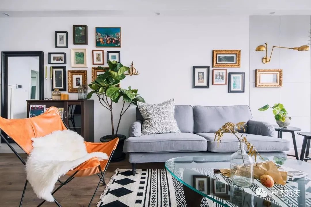 82㎡北欧风格装修效果图，复古时尚两不误~