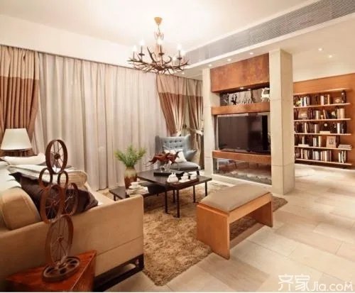 4款客厅电视墙隔断装修效果图欣赏 小户型客厅装修必看