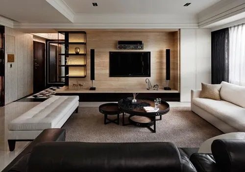 电视墙效果图  各种风格应有尽有