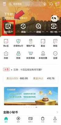 中国农业银行余额查询