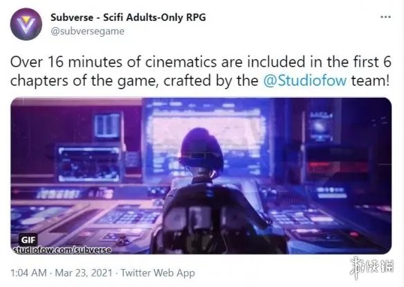 重操旧业！《Subverse》前6章包含16分钟马头社动画
