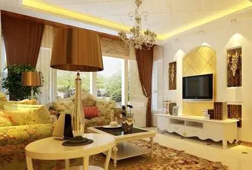 电视墙效果图  各种风格应有尽有