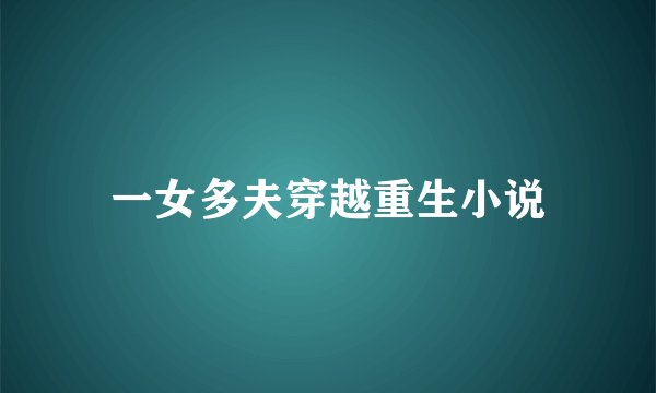 一女多夫穿越重生小说