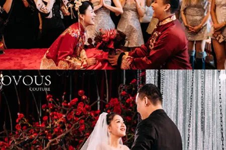 李嘉格婚礼照片曝光  夫妻两人满满幸福溢出屏幕